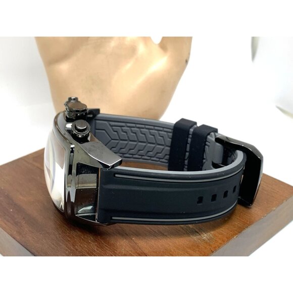 Invicta Men's Watch 10288 Lupah Quartz Ceramic Case Black Rubber Strap 47mm - Picture 10 of 15